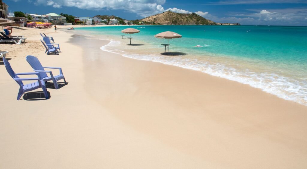Grand Case beach Saint Martin