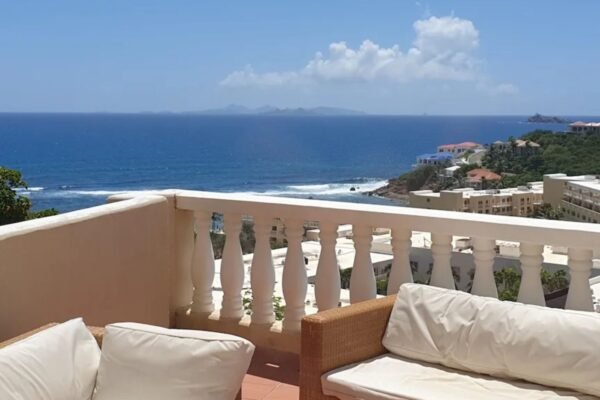 Oyster Pond Ocean View Penthouse 2BR Turnkey Investment Property