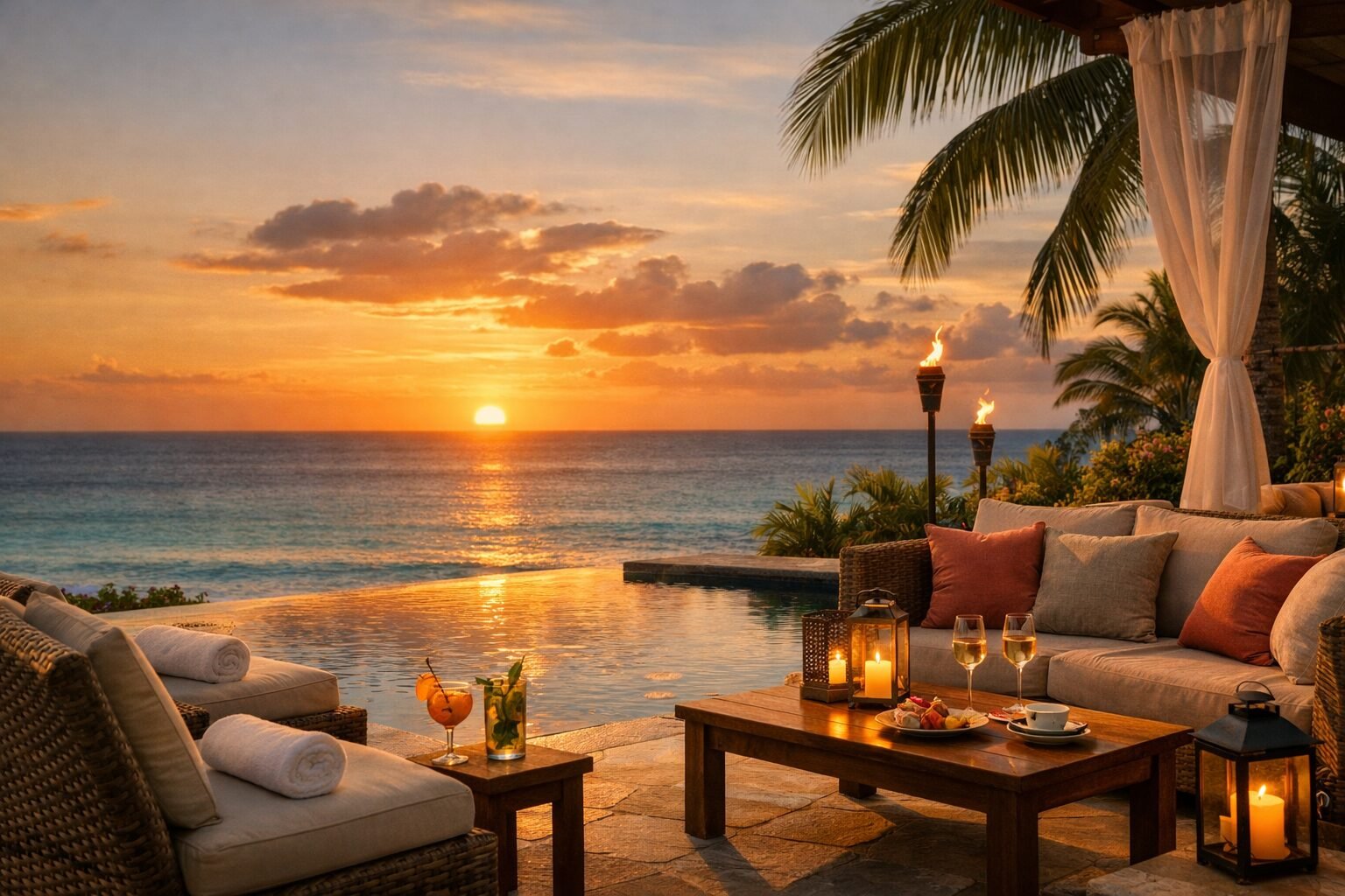 St. Maarten Caribbean Sunset