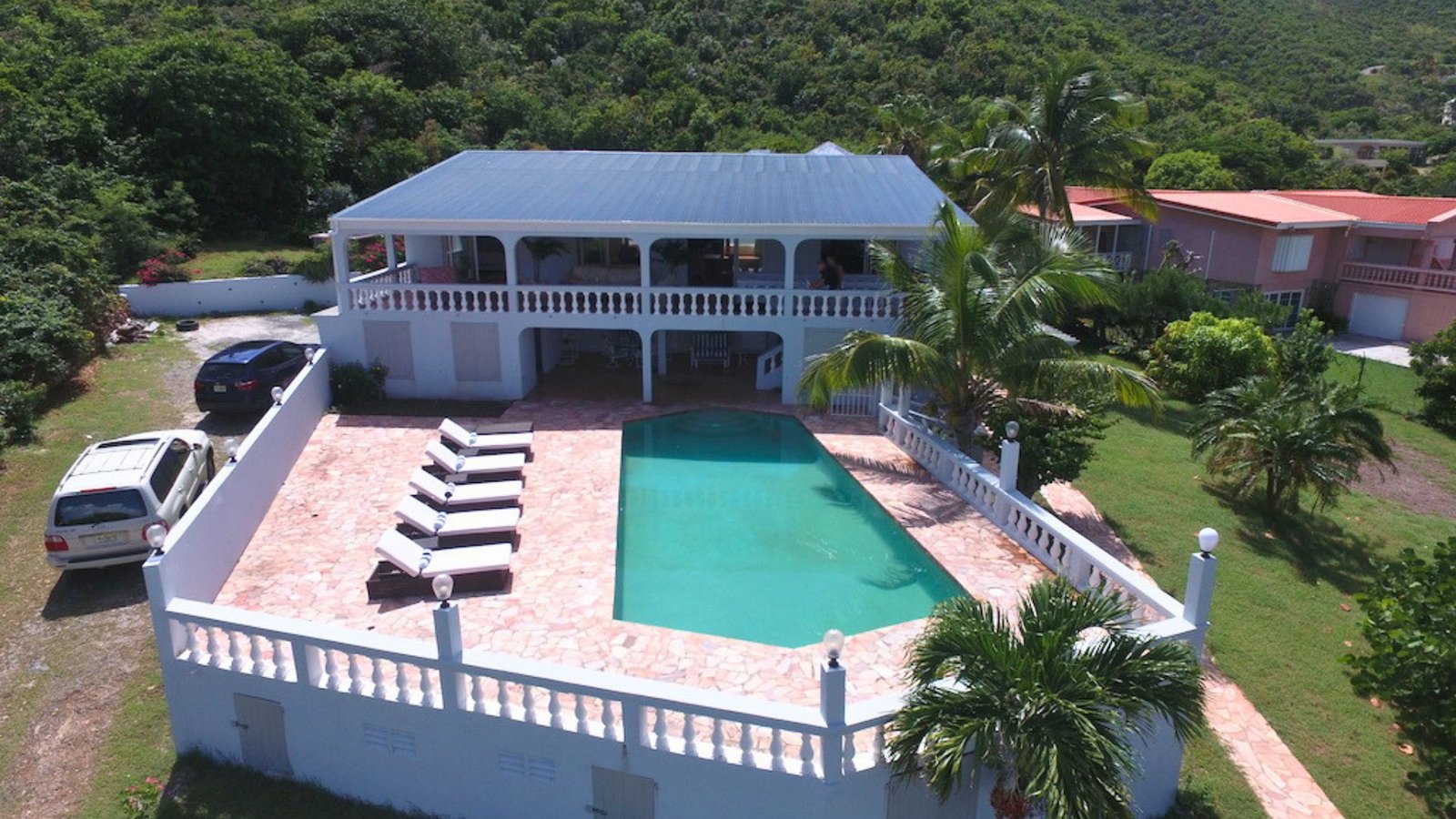 Guana Bay infinity villa on 1 acre with ocean views St Maarten