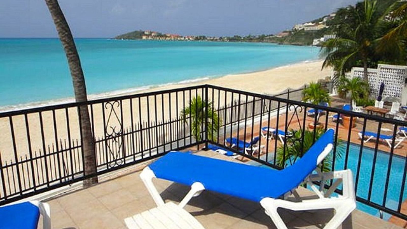 Oceanfront villa on Great Bay Beach in Philipsburg St Maarten