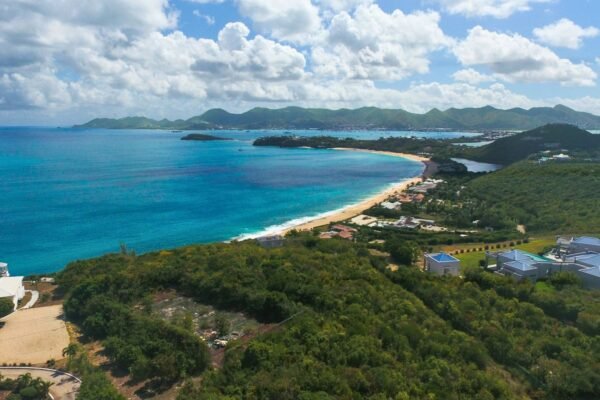 2.5-acre development parcel in Saint Martin overlooking the Caribbean Sea